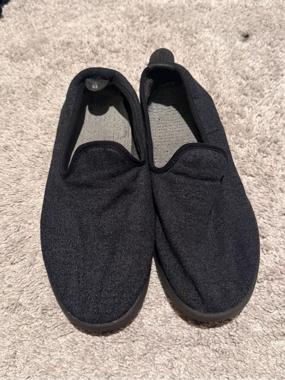 Size 9 Women’s allbirds Black Wool Slip-On